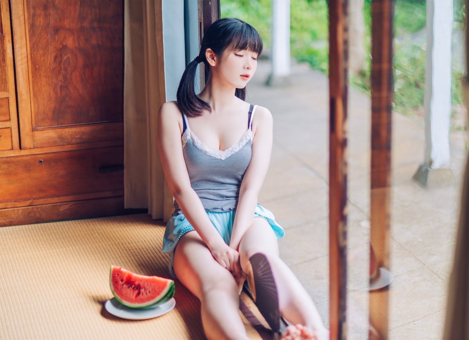 霜月shimo 吃西瓜的夏天