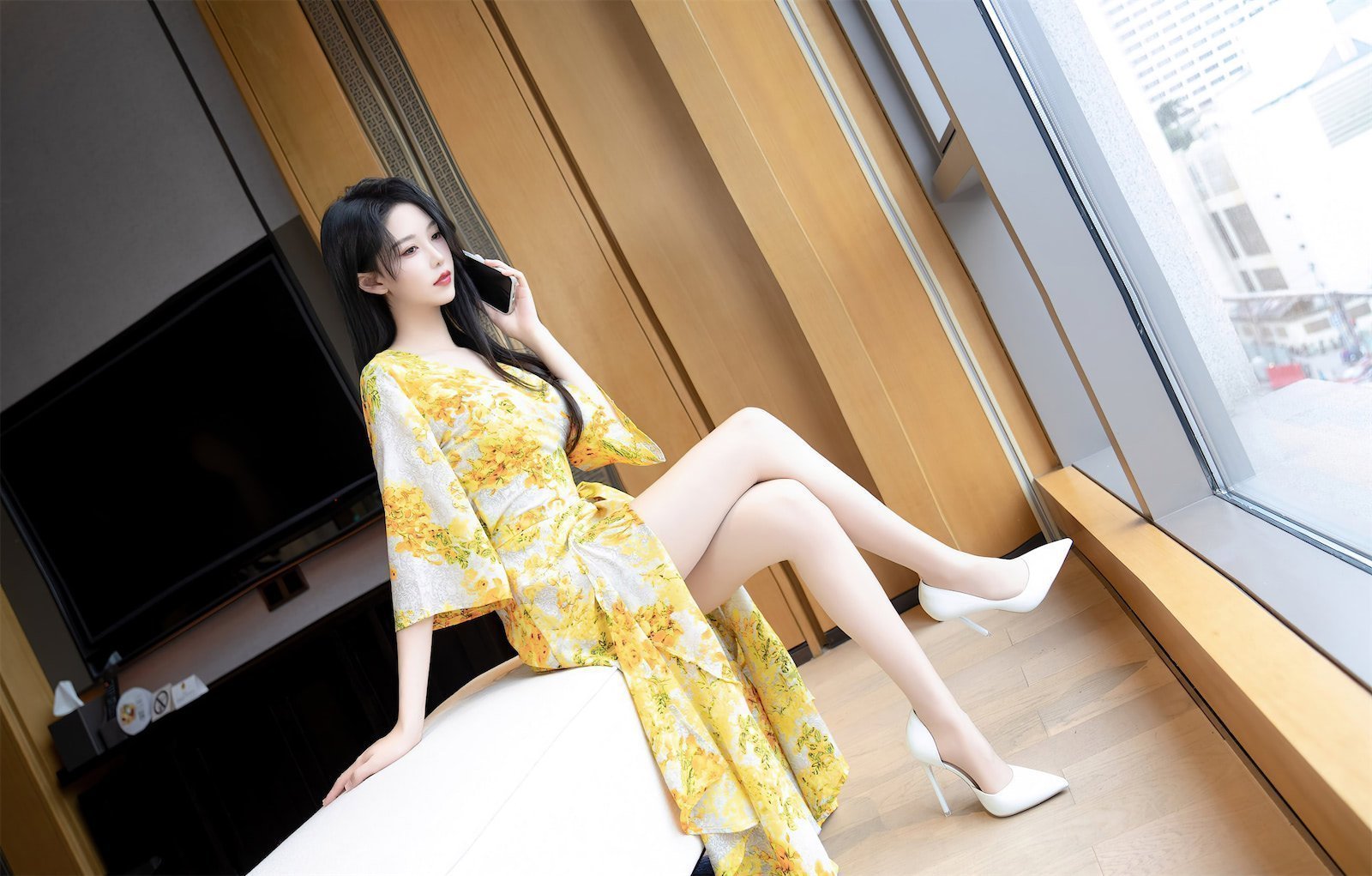 抖娘利世 黄杏长裙姐姐