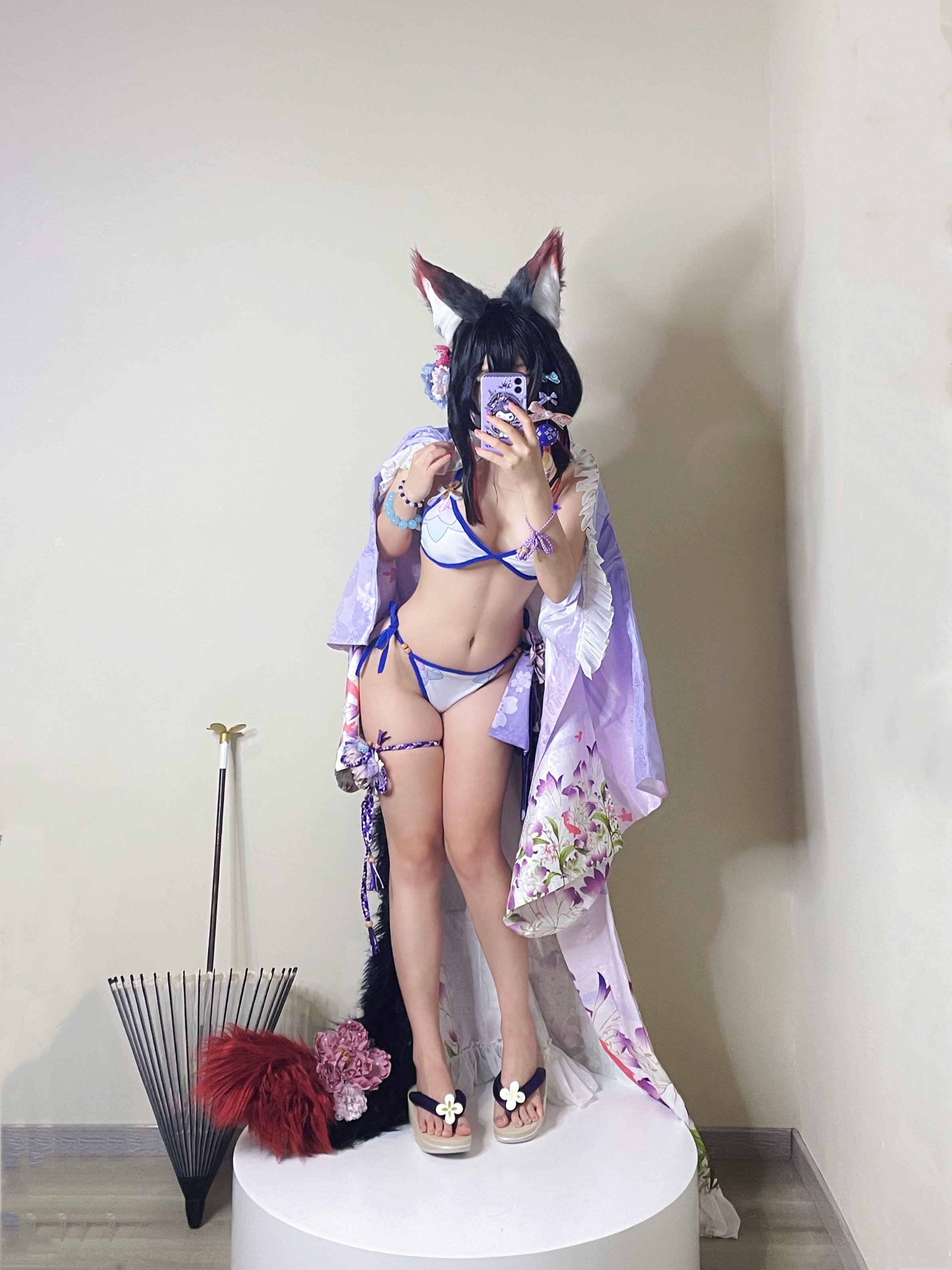 Mime 弥美  蔚蓝档案 狐坂若藻 泳装Ver