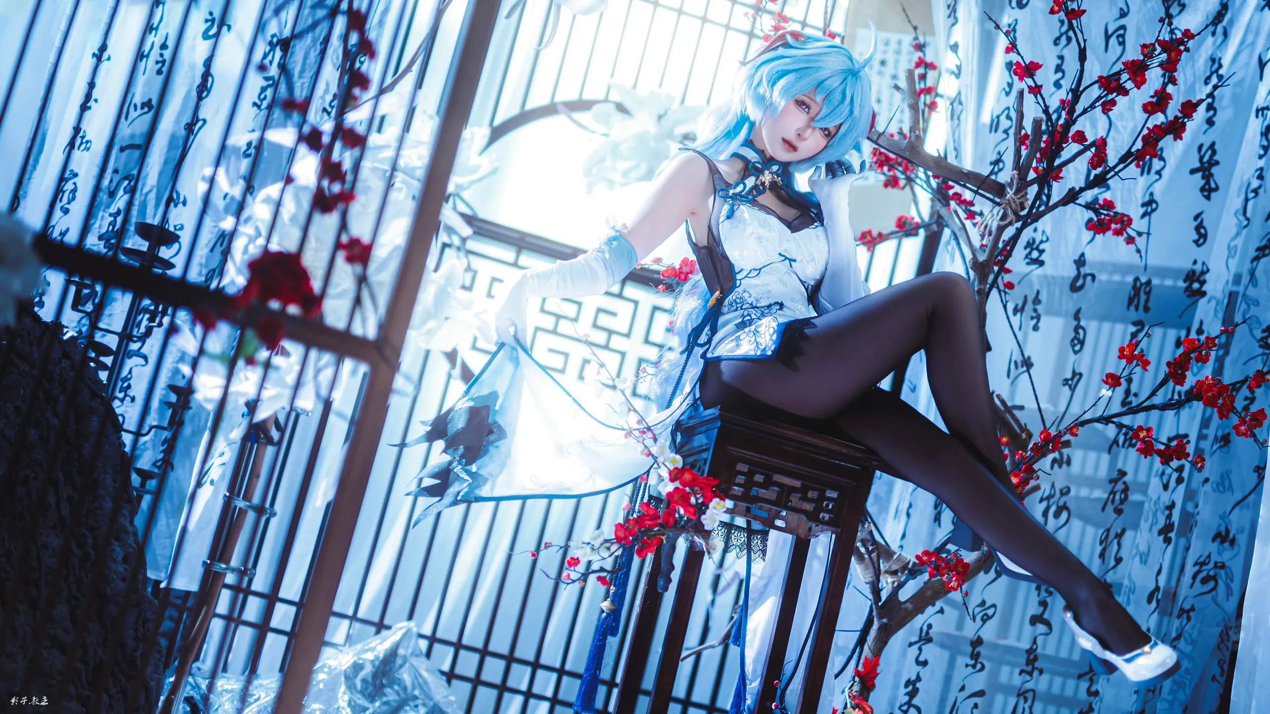 蠢沫沫  原神 甘雨 旗袍