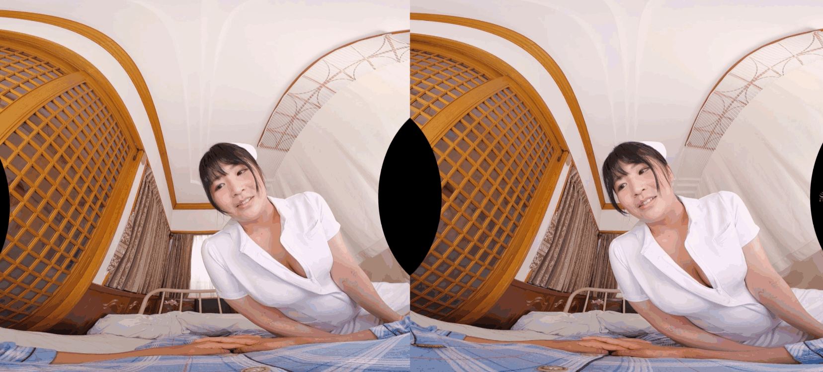 EBVR-065 与我和丰满的巨乳护士一起度过天堂的15天 - CD3