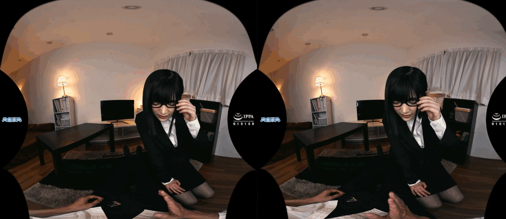 AQULA-003 [VR] 巨乳后辈隐藏在秘密相机眼镜中，当你玩弄她的乳头时，她会做出一张热脸并乞求中出 - CD1