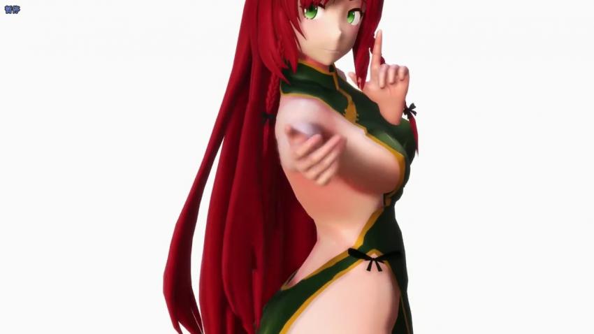 [MMD]东方宅舞红美铃旗袍