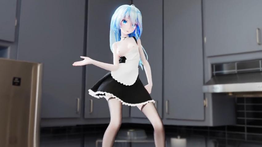 [MMD]黑丝女仆MikuBaam宅舞
