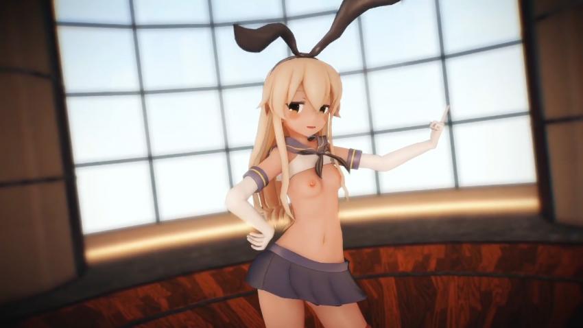 [MMD]舰娘岛风宅舞YeahOhAhhhOh!