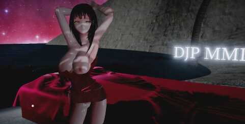 MMD甜魔头-星云海滩舞台