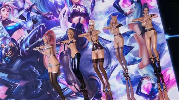 MMD] T Ara- Sexy Love NudeVers. Ahri Akali Kaisa Evelynn KDA all out 3D Erotic Dance	https://mogushipin.oss-cn